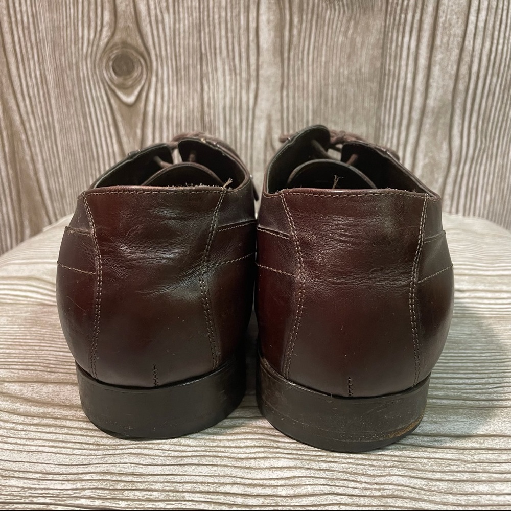 Men’s Brown Leather Oxford Sz 12 - Picture 3 of 8